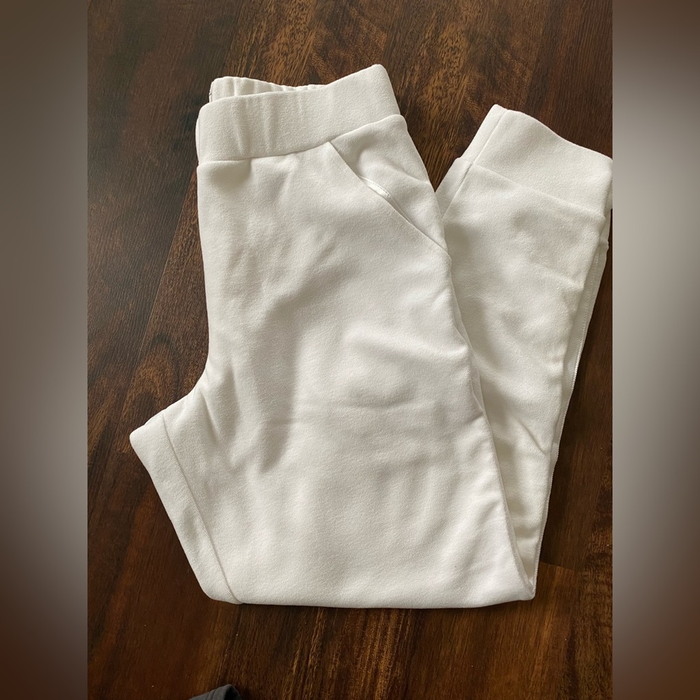 Dudley Stephens Jay Joggers in Terry Fleece (white)